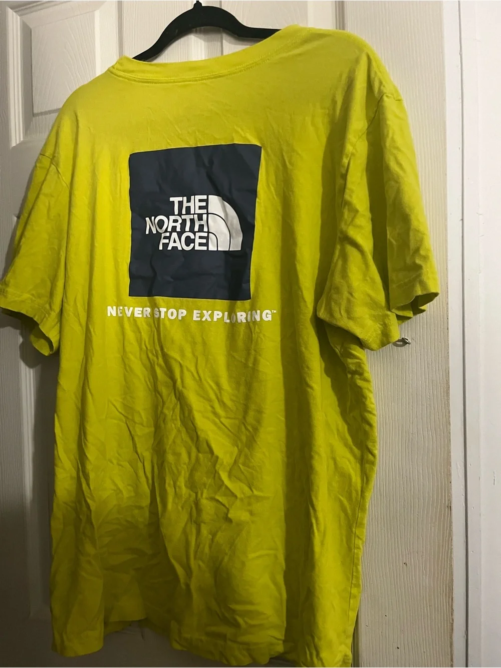 The North Face Men’s Short Sleeve Tee — Yellow Green